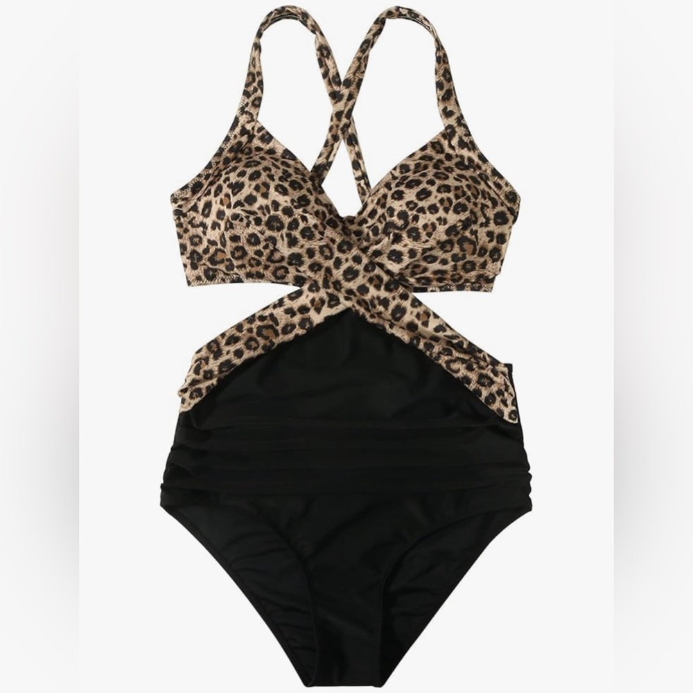 Leopard Print Women’s Swimsuit